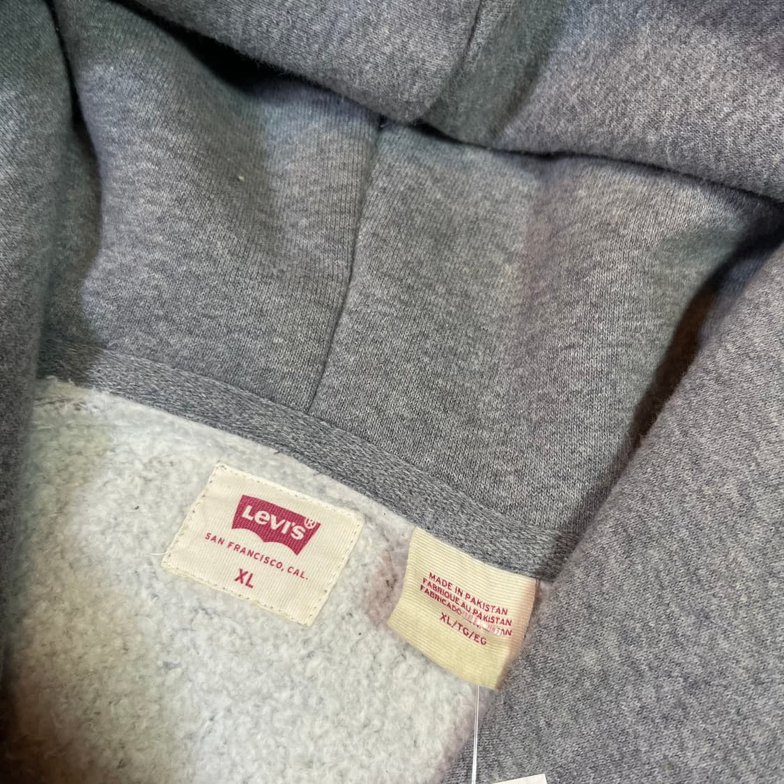 리바이스 빅로고 후드집업 상품이미지5