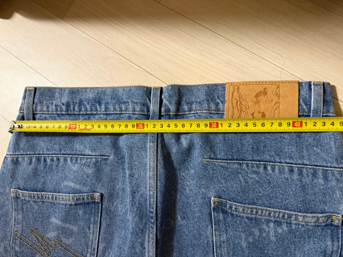 마틴로즈 프린트 데님 L 새상품 상품이미지8