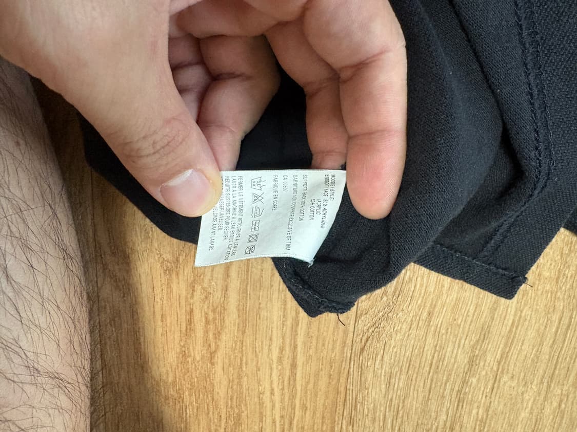 폴로 긴팔티 검정색 상품이미지4