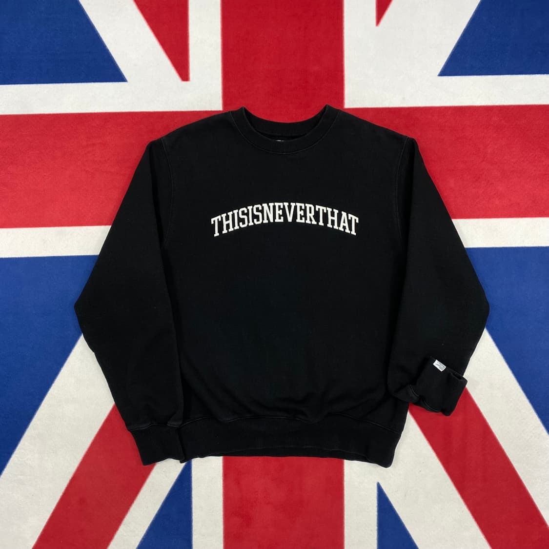 디스이즈네버댓 맨투맨 S 실측 M 상품이미지1