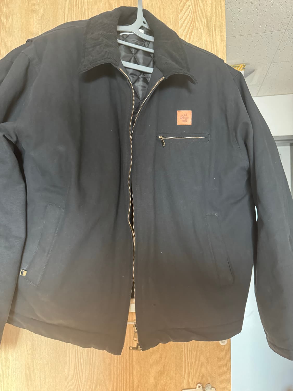 워크패치 블랙 자켓 점퍼 상품이미지1