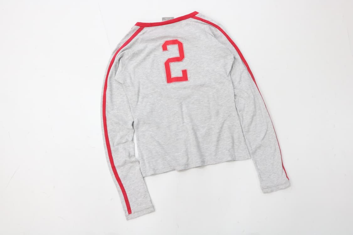 Nike 나이키 빈티지 레드 라인 넘버링 롱슬리브 티셔츠 (XS) 상품이미지6