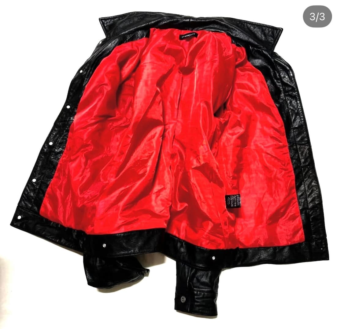 Somediff - 레더 트러커 자켓 상품이미지3