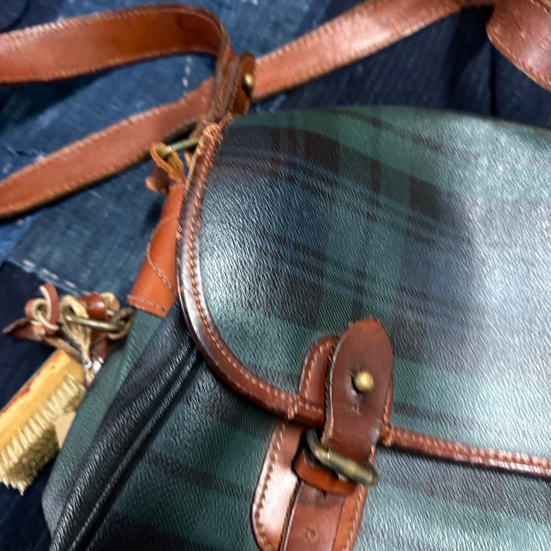 폴로 랄프로렌 블랙와치 메신저백 상품이미지2