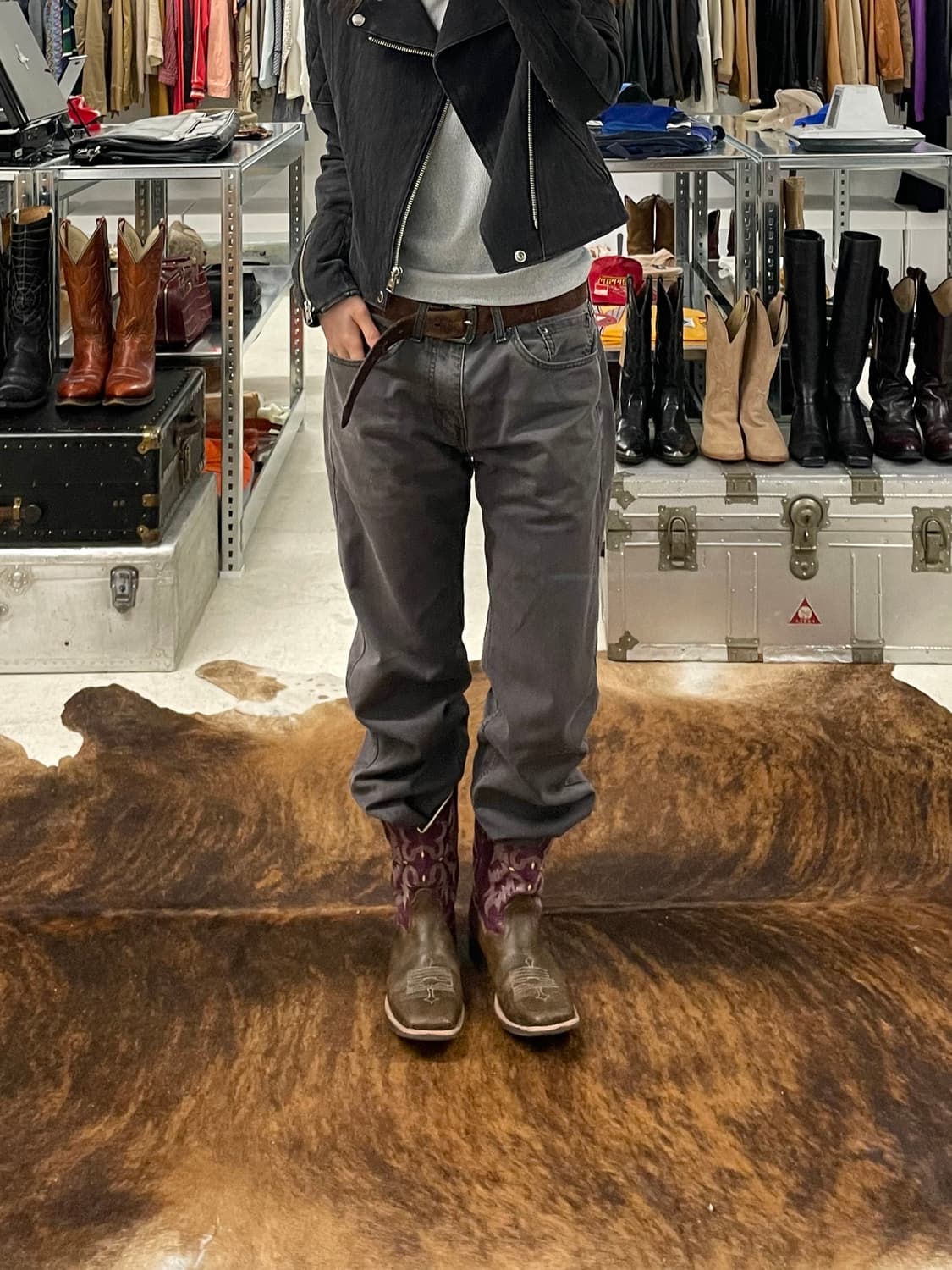 ARIAT square toe western boots 스퀘어토 웨스턴 상품이미지1