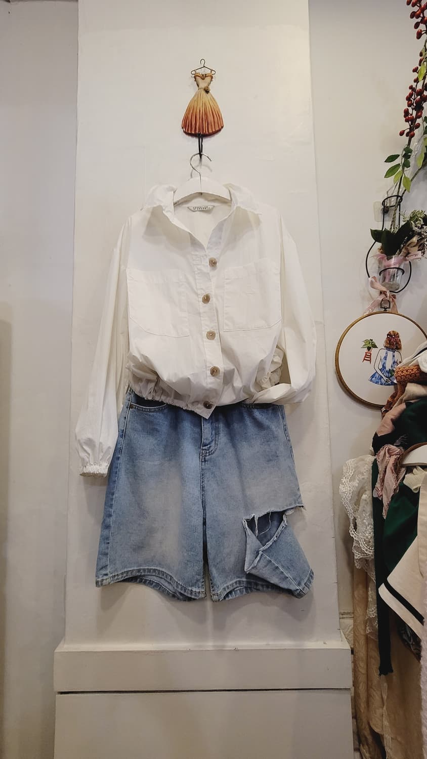 데렉렘 셔츠 바람막이 블루종 상품이미지1