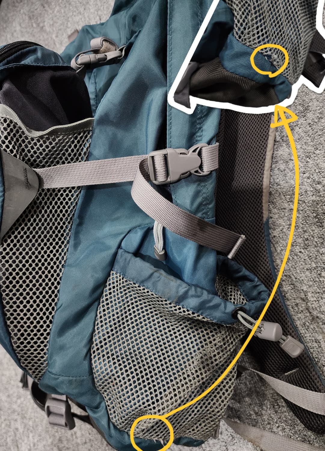 노스페이스 웨이브랭스 백팩 가방 등산백팩 배낭 상품이미지6