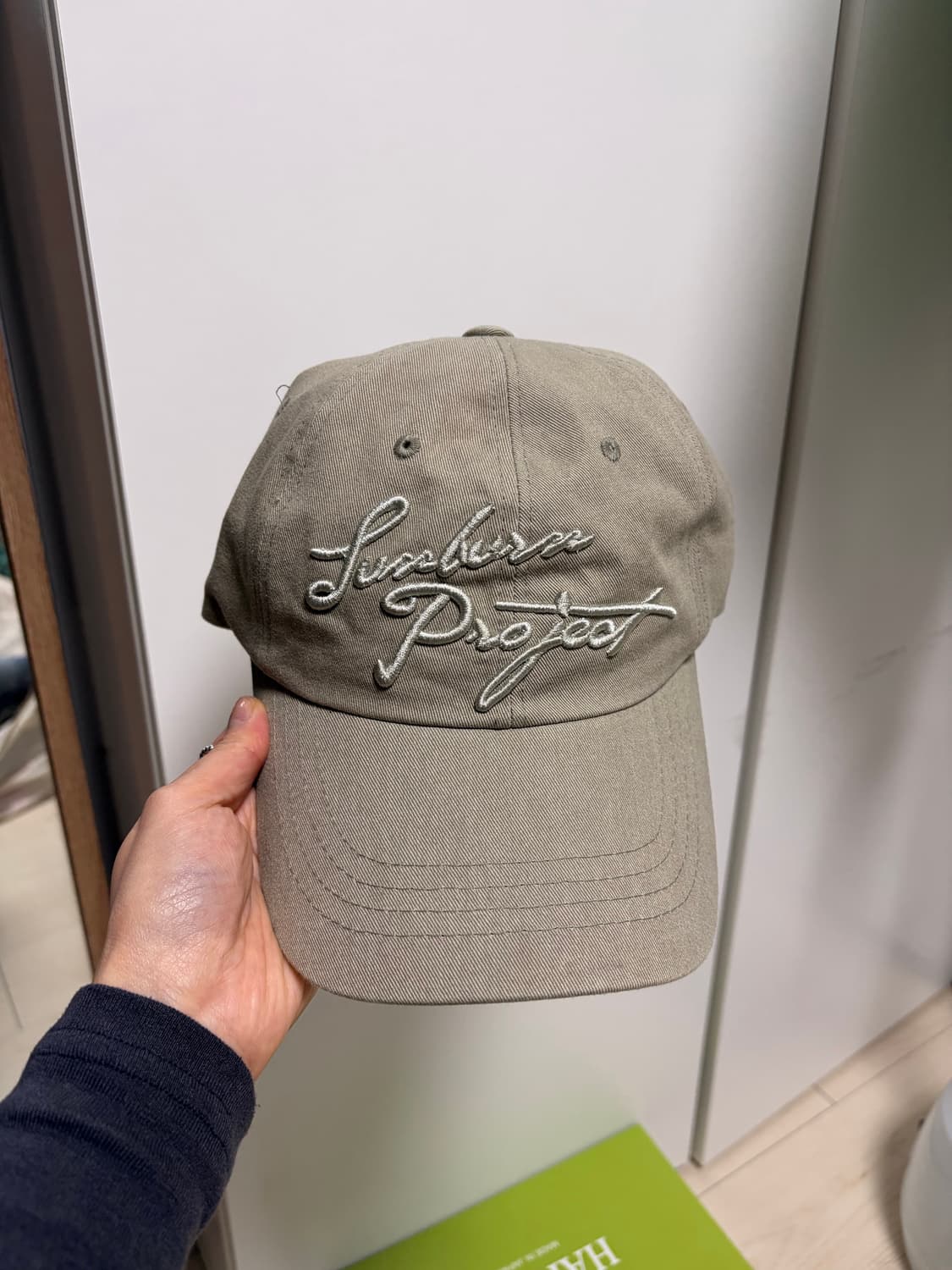 썬번프로젝트 로고 레터링 캡모자 상품이미지1