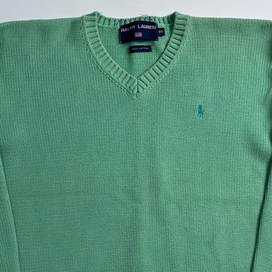 폴로 랄프로렌 그린 코튼 니트 상품이미지2