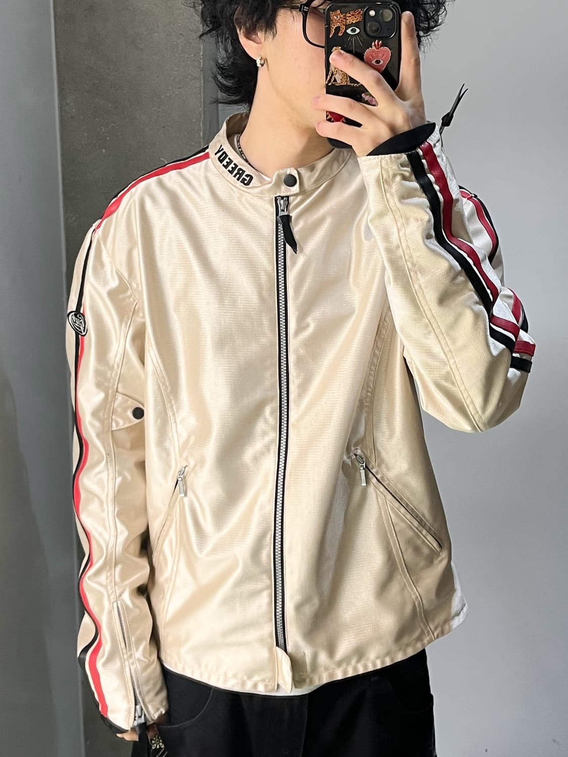 그리디 모터사이클 아머드 레이싱 자켓 상품이미지2