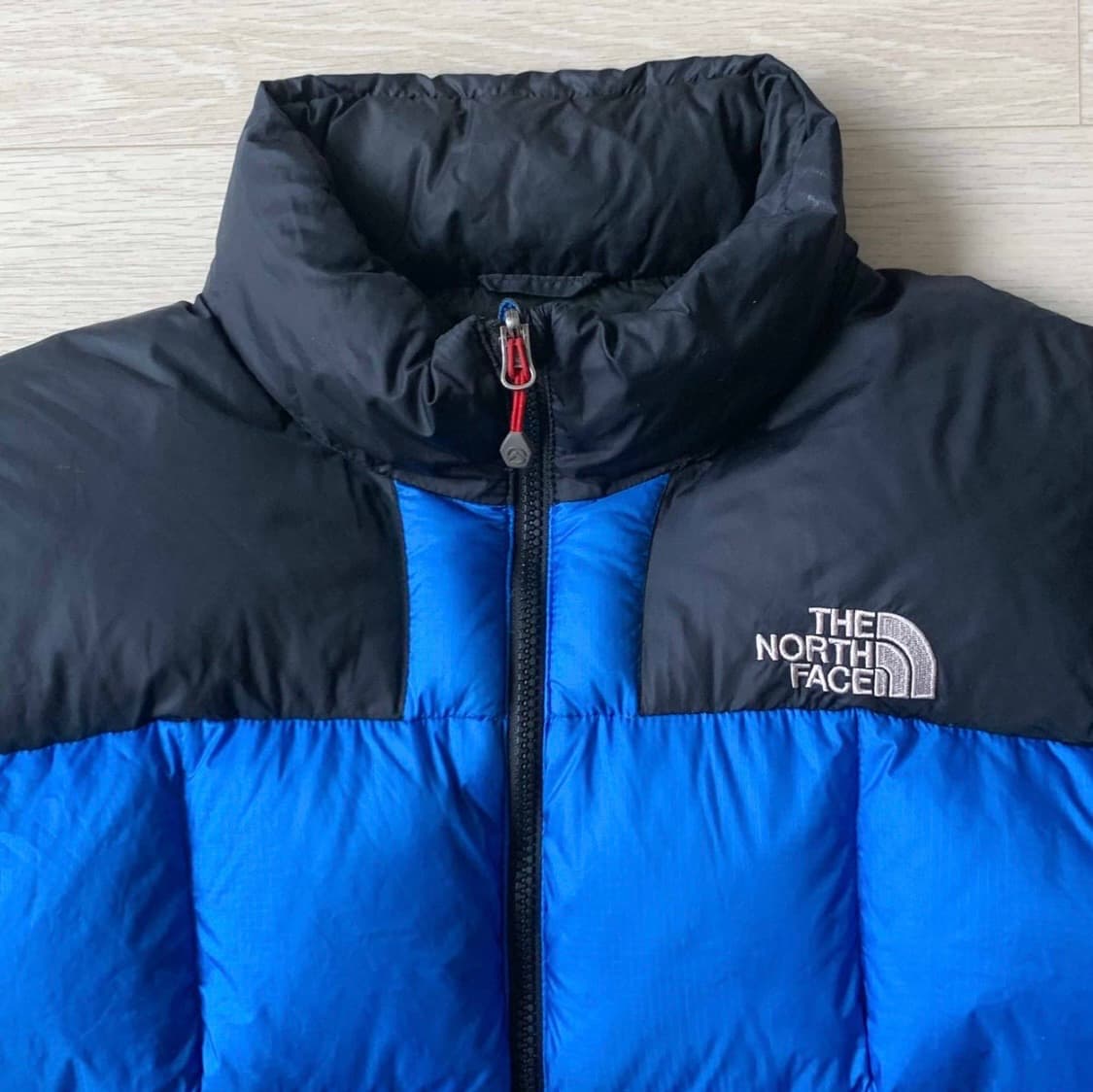 노스 페이스 800 구스 다운 패딩 블루 L 상품이미지3