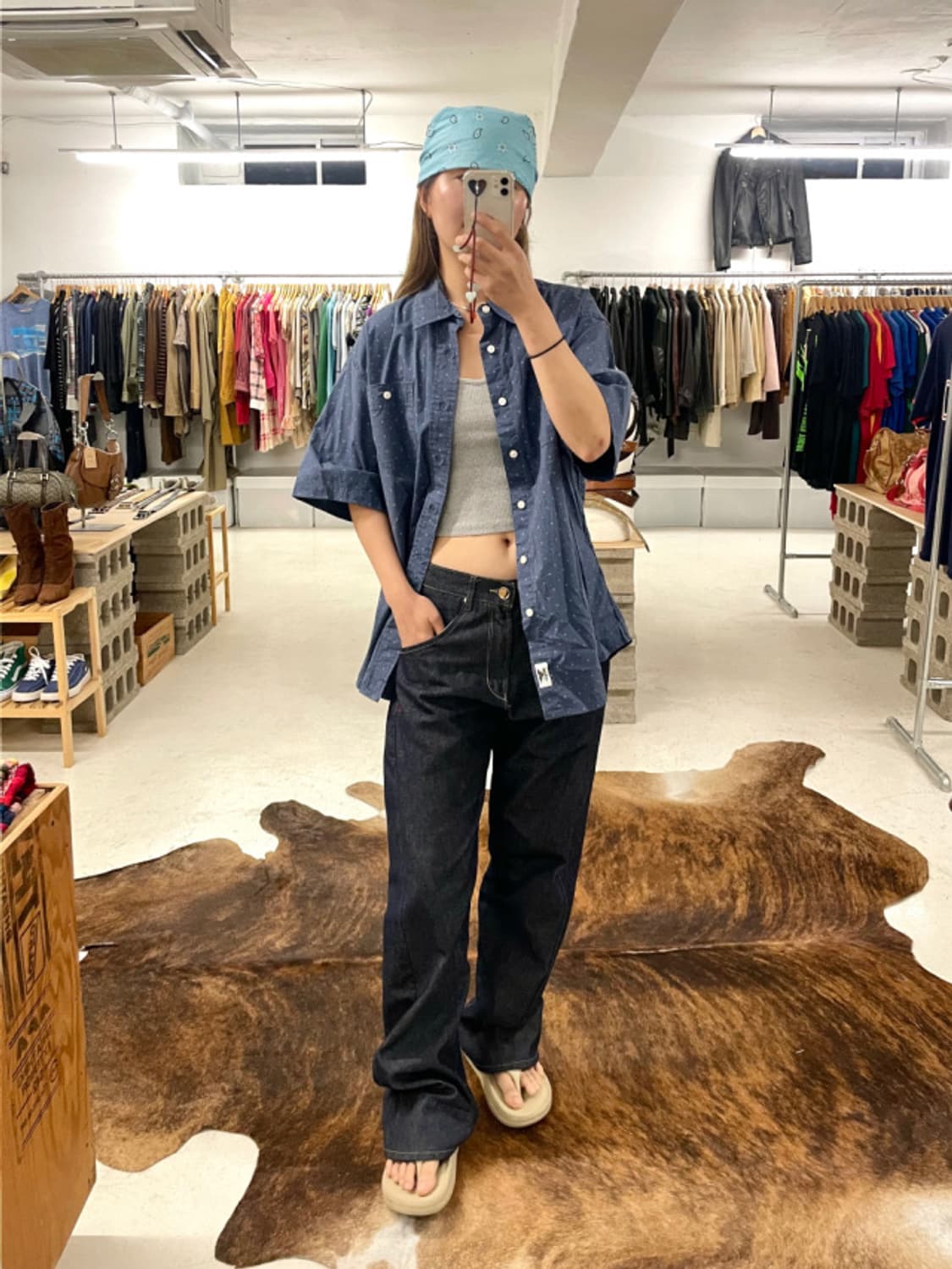 WRANGLER work shirts 랭글러 셀비지 워크셔츠 상품이미지2