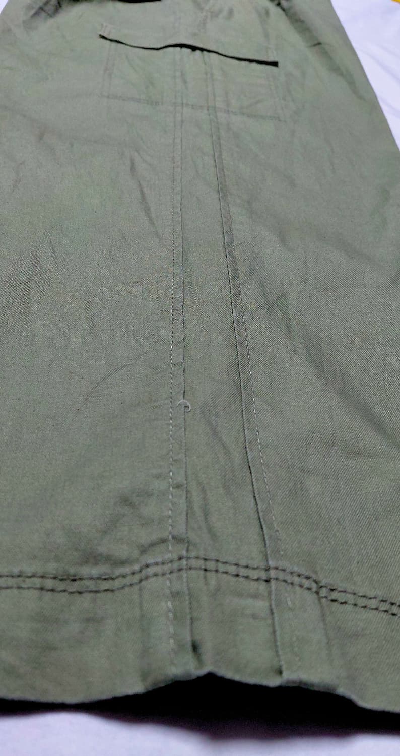 [44/77-88] EVEX by KRIZIA 코튼 린넨 와이드 카고바지 상품이미지10