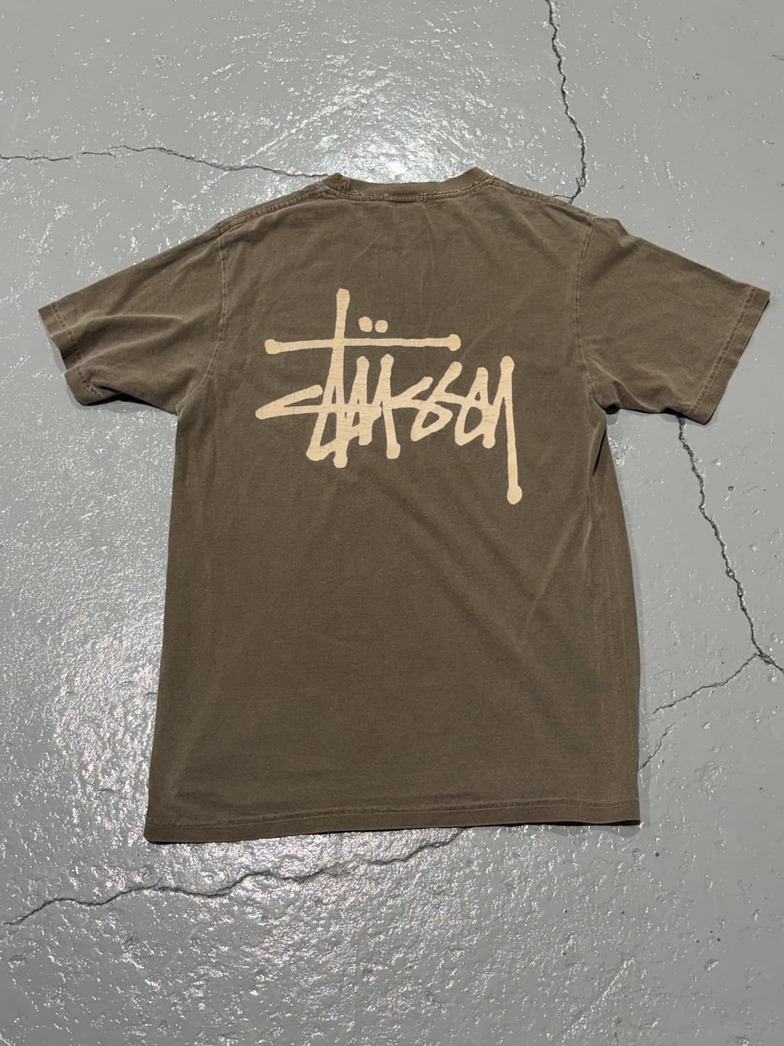 스투시(Stussy) USA 피그먼트 다이드 반팔 티셔츠 상품이미지5