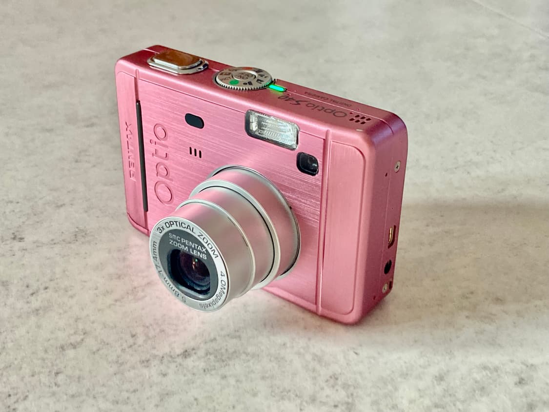 키키디카) 미품! 펜탁스 옵티오 s40 핑크 상품이미지2