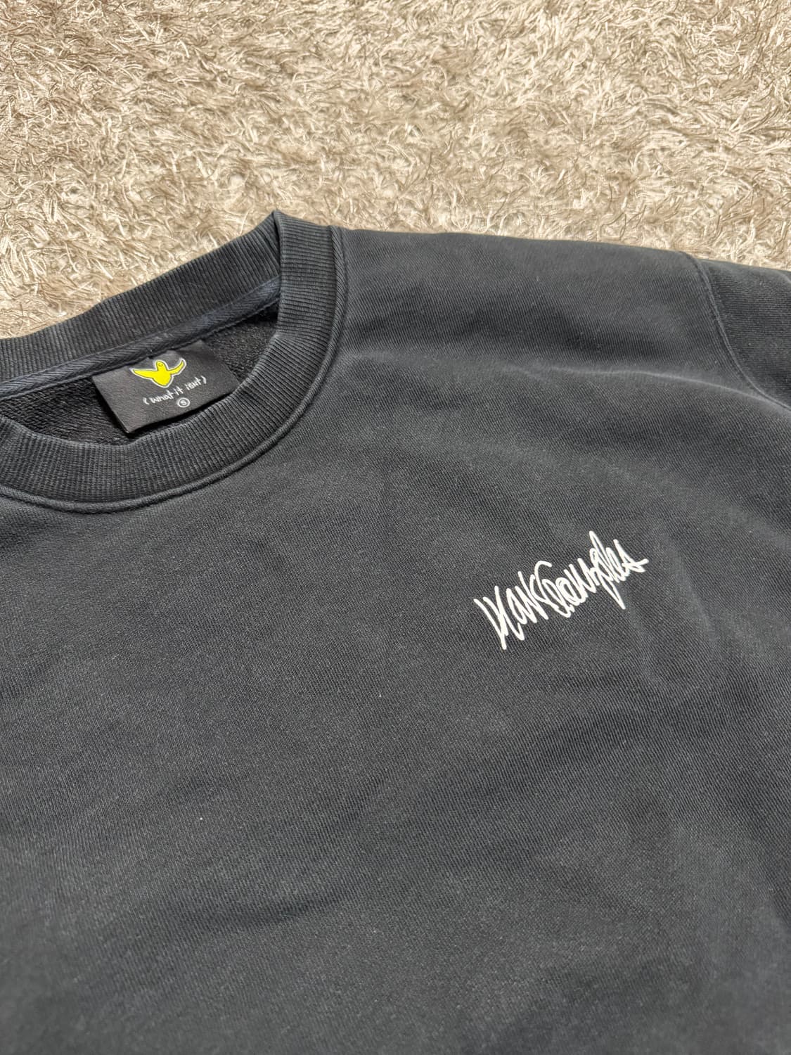 [S] 와릿이즌 마크곤잘레스 맨투맨 블랙 상품이미지1