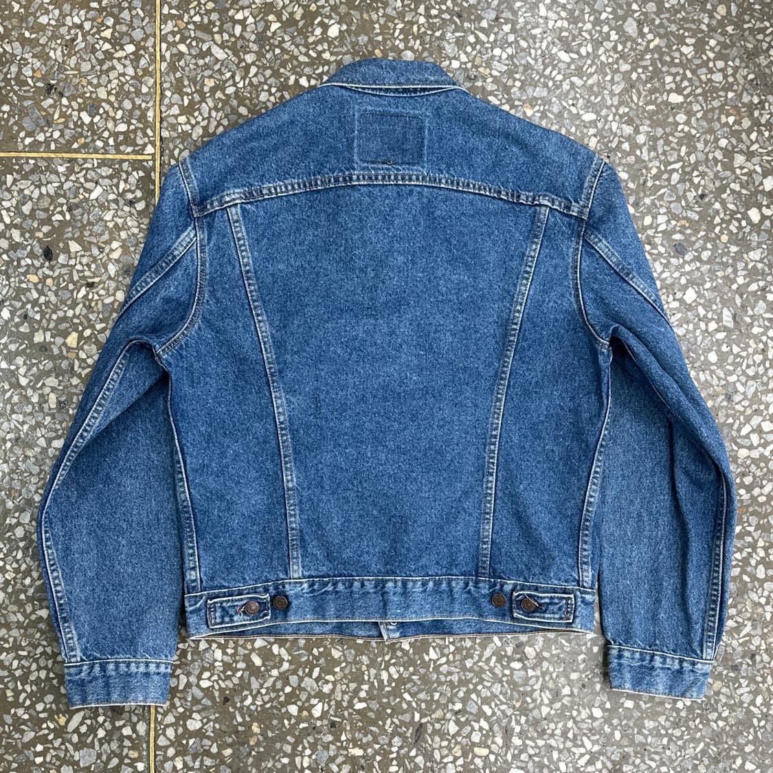 90s USA 리바이스 70506-0217 데님 트러커 자켓 40 상품이미지2