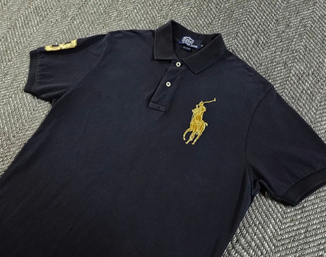 폴로 랄프로렌 빅포니 블랙 카라티 반팔 상품이미지3