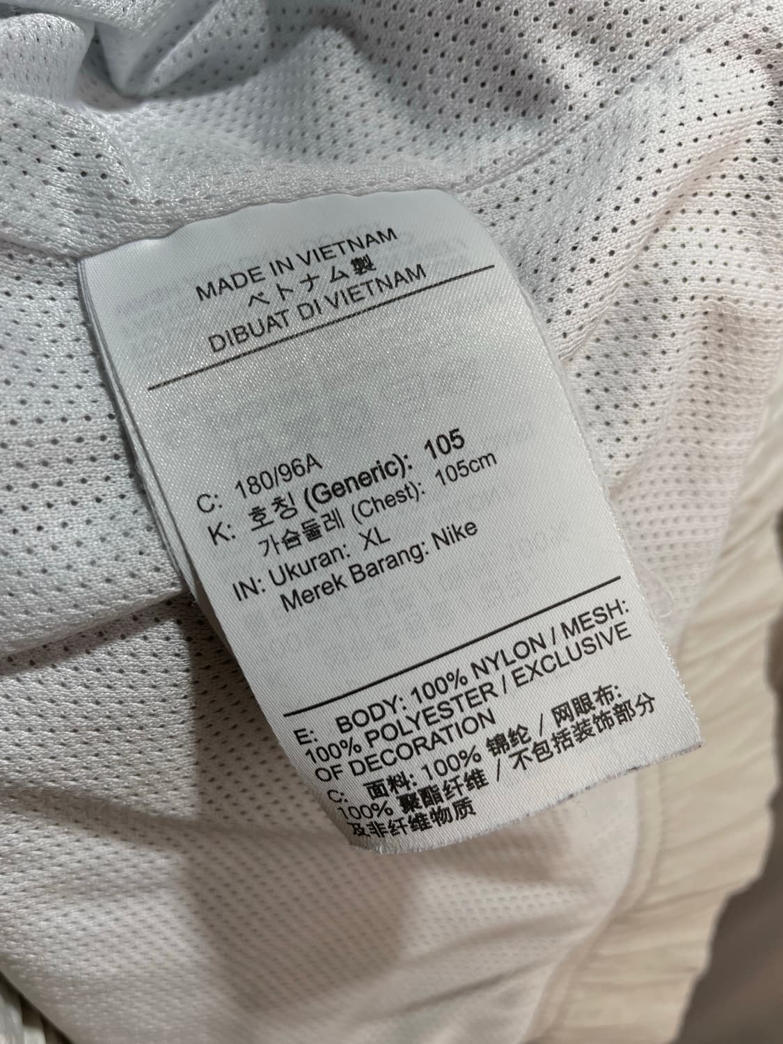 XL 나이키 배색 포인트 나일론 아노락 상품이미지5