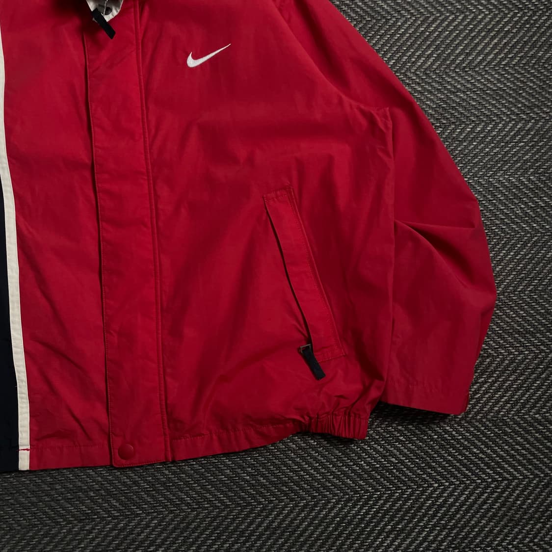 90s 나이키 올드스쿨 스우시 박시핏 배색 바람막이y 4366 상품이미지3