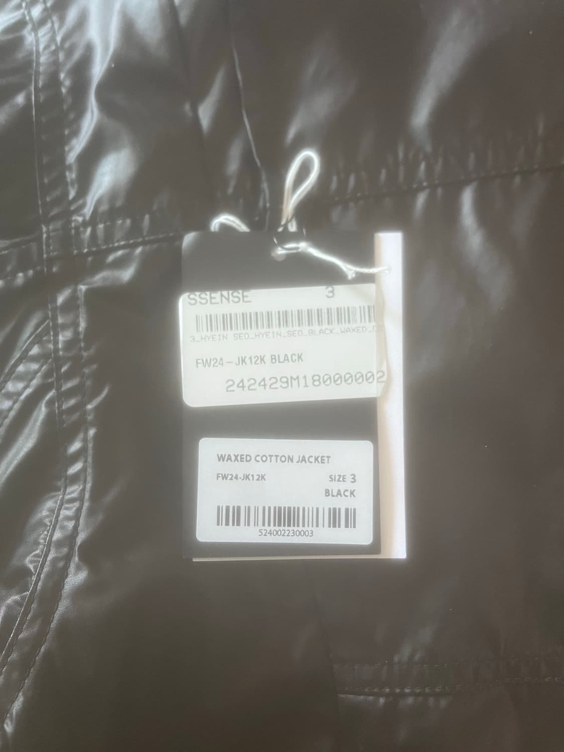 Hyeinseo waxed cotton jacket 3size 상품이미지3