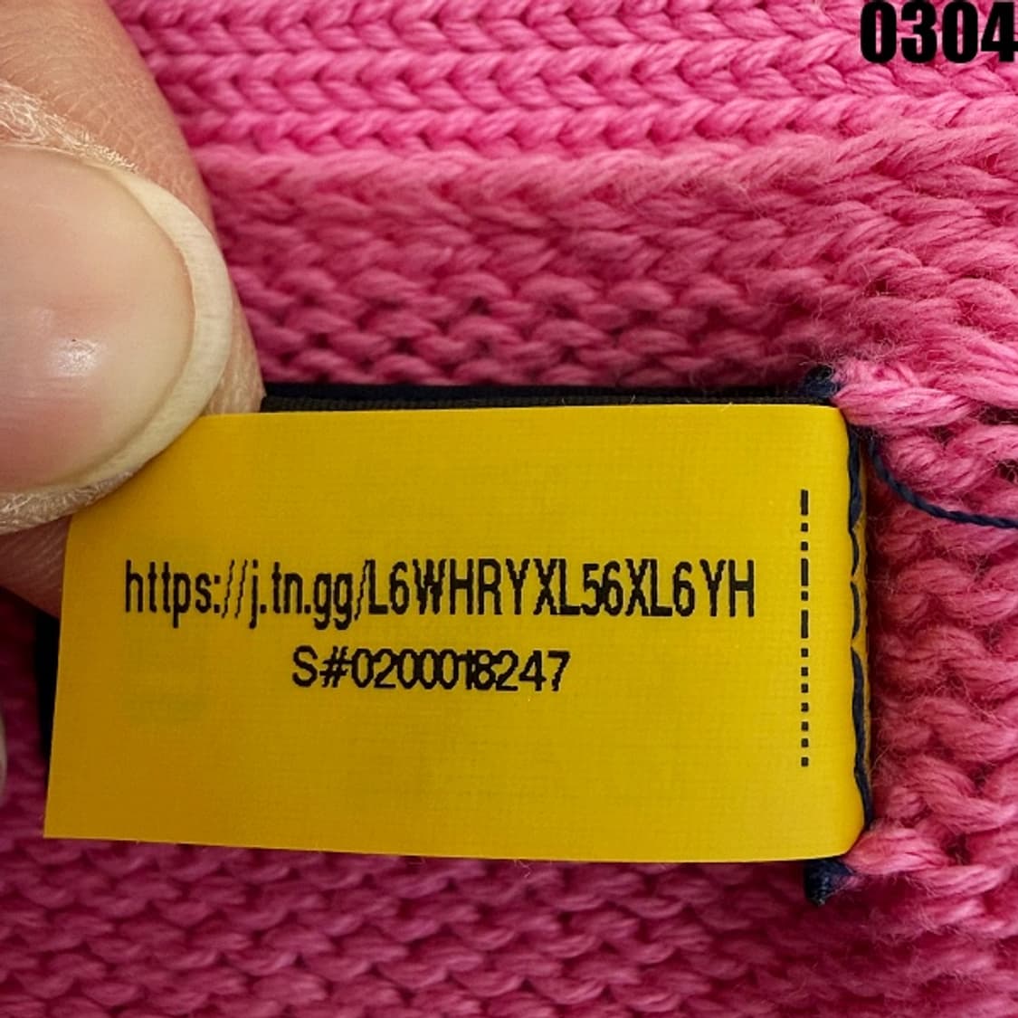 폴로 랄프로렌 코튼 니트 가디건 S 핑크 신형 택 0304 상품이미지6