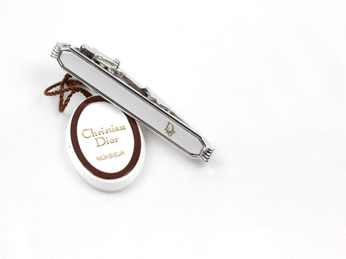 디올 S등급 5cm 은장 남자 명품 넥타이핀 빈티지 상품이미지5