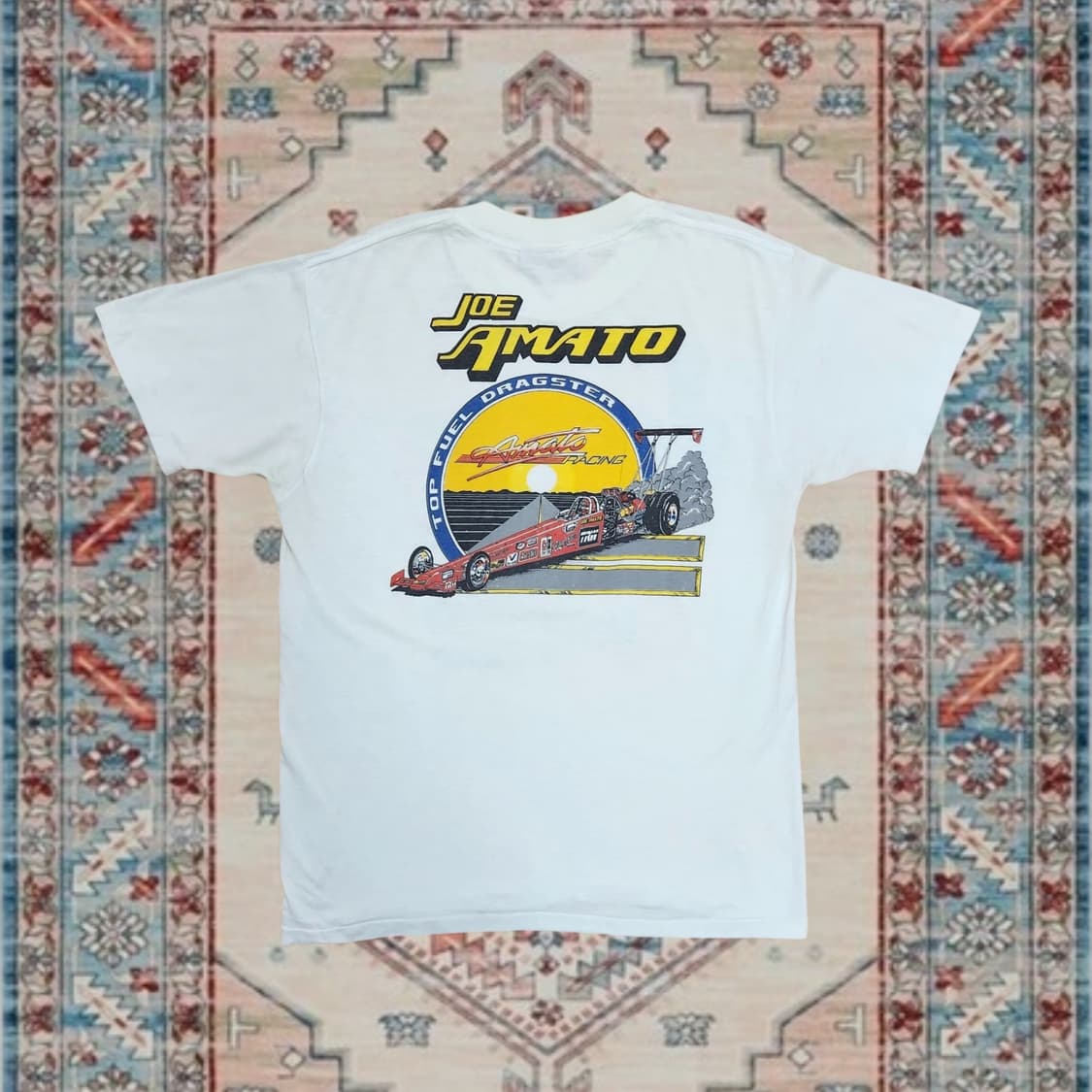 80s oneita 빈티지 NHPA 레이싱 티셔츠 (L) 상품이미지2