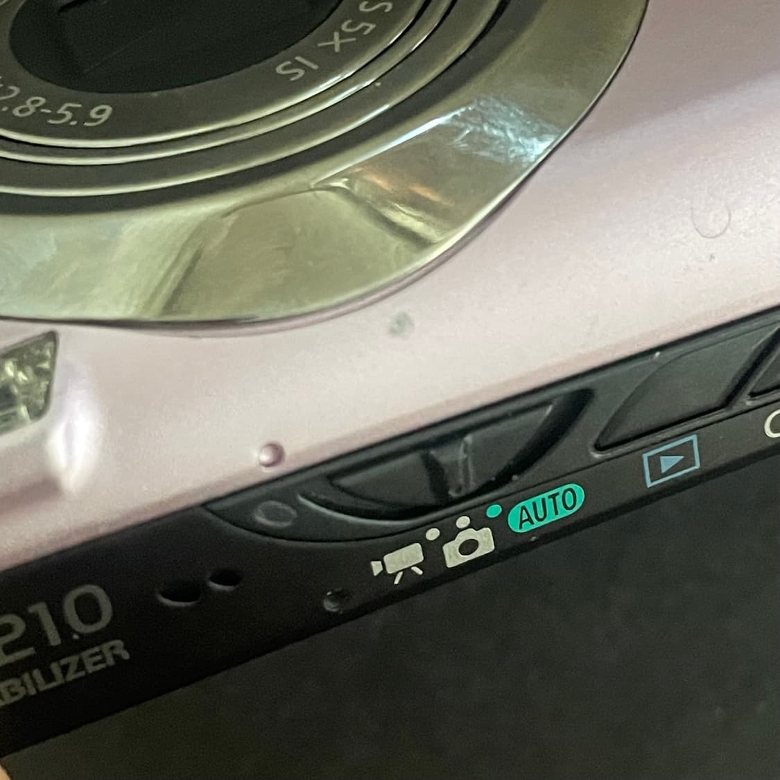 작례) 캐논 익서스 ixus 210 핑크  상품이미지7