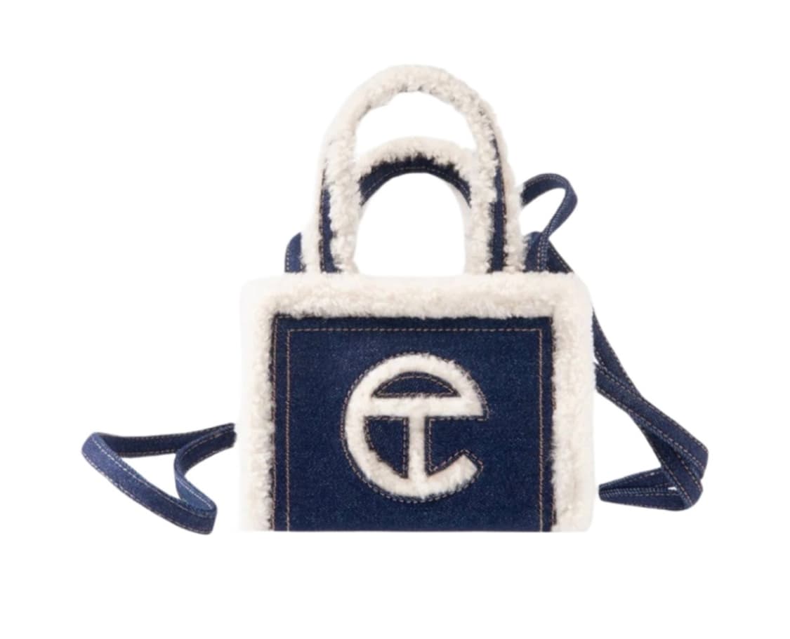 텔파 X 어그 콜라보 스몰 데님 토트백 크로스백 상품이미지1