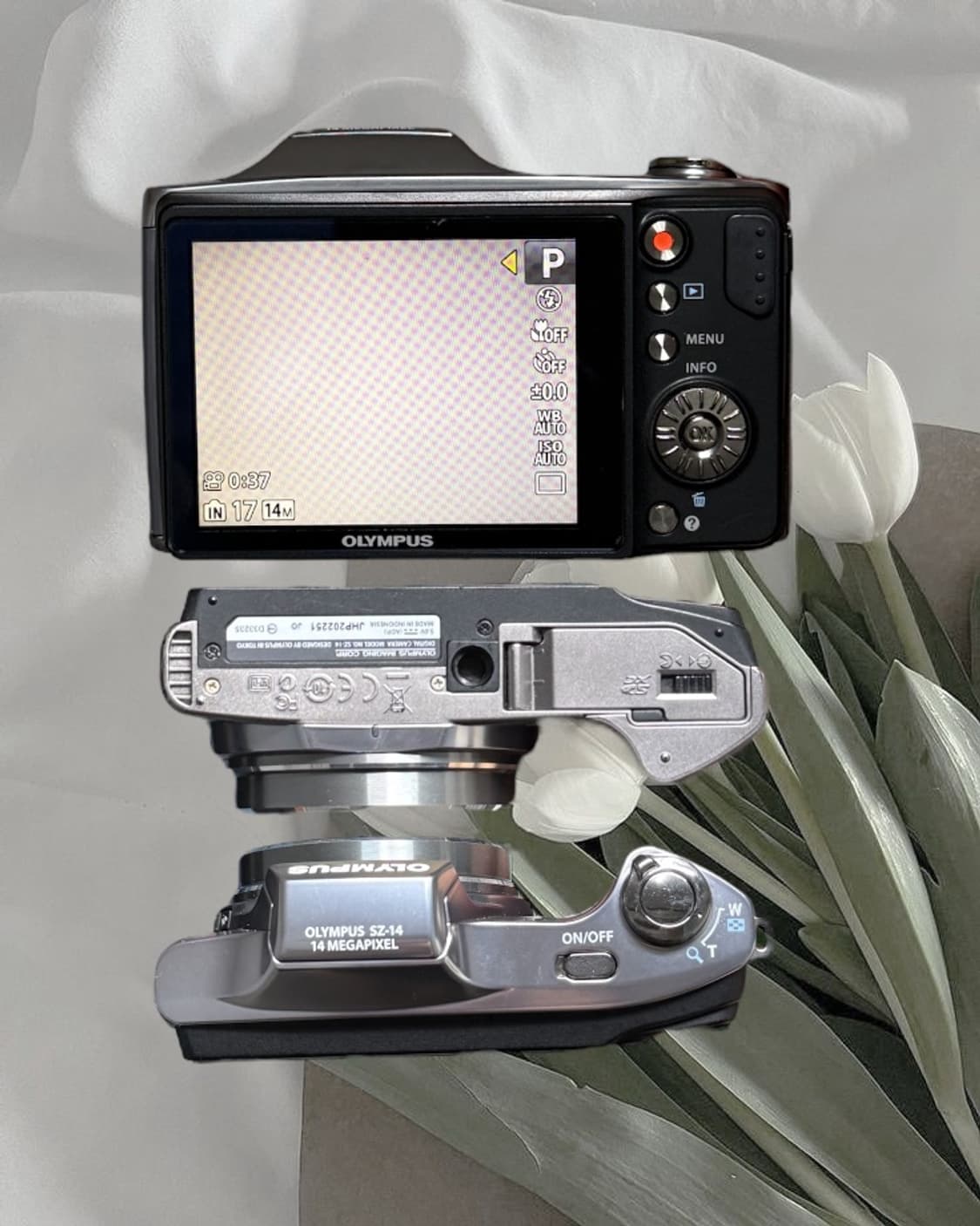 뽀용필터,뷰티모드) 올림푸스 SZ-14 24배줌 디카 빈티지 캐논 니콘 상품이미지2