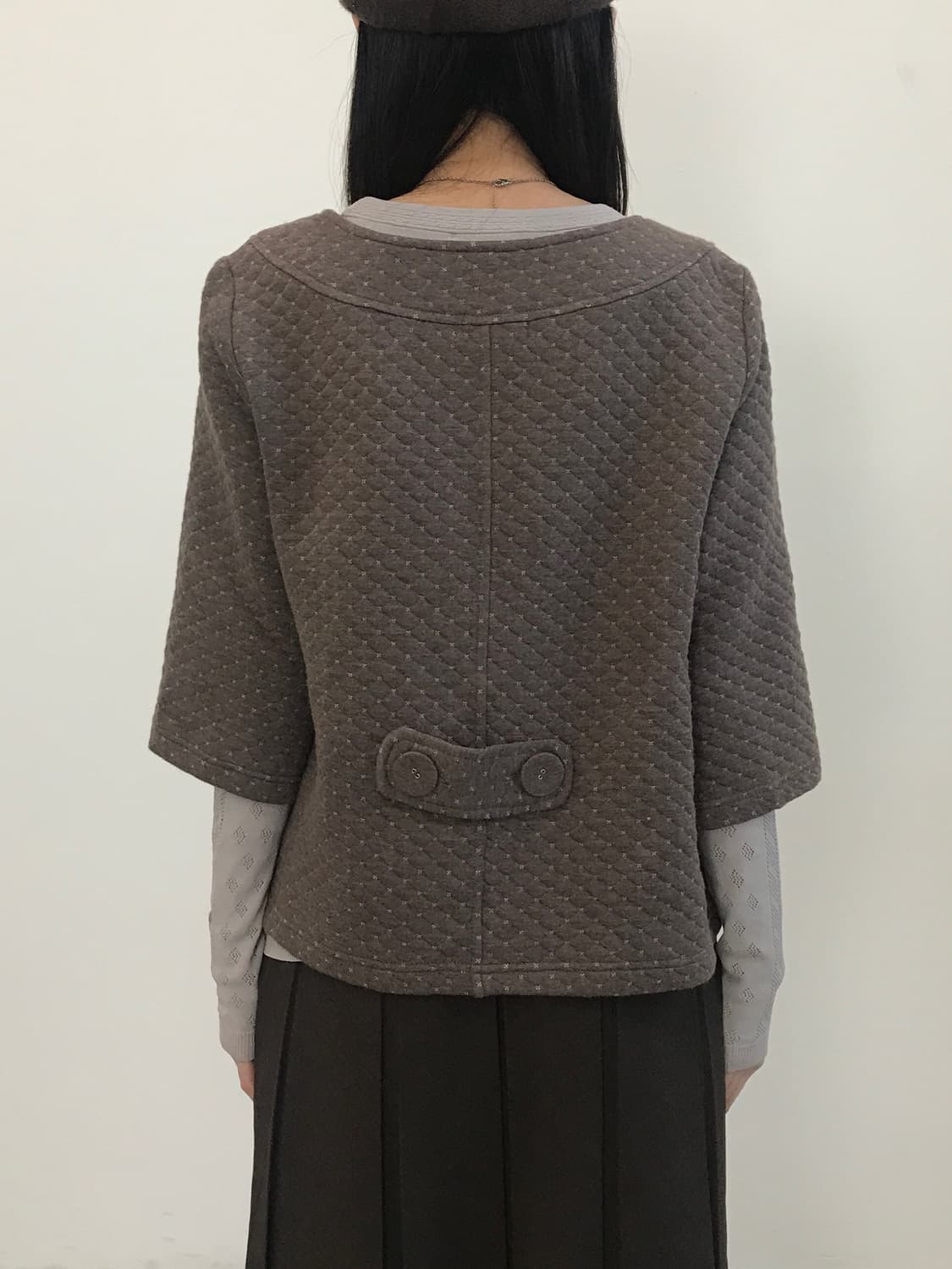 Jpn Brown Round Neck Jacket 상품이미지3