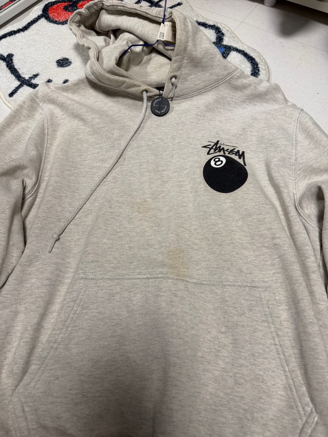 스투시 에잇볼타운 후드티 M 상품이미지1