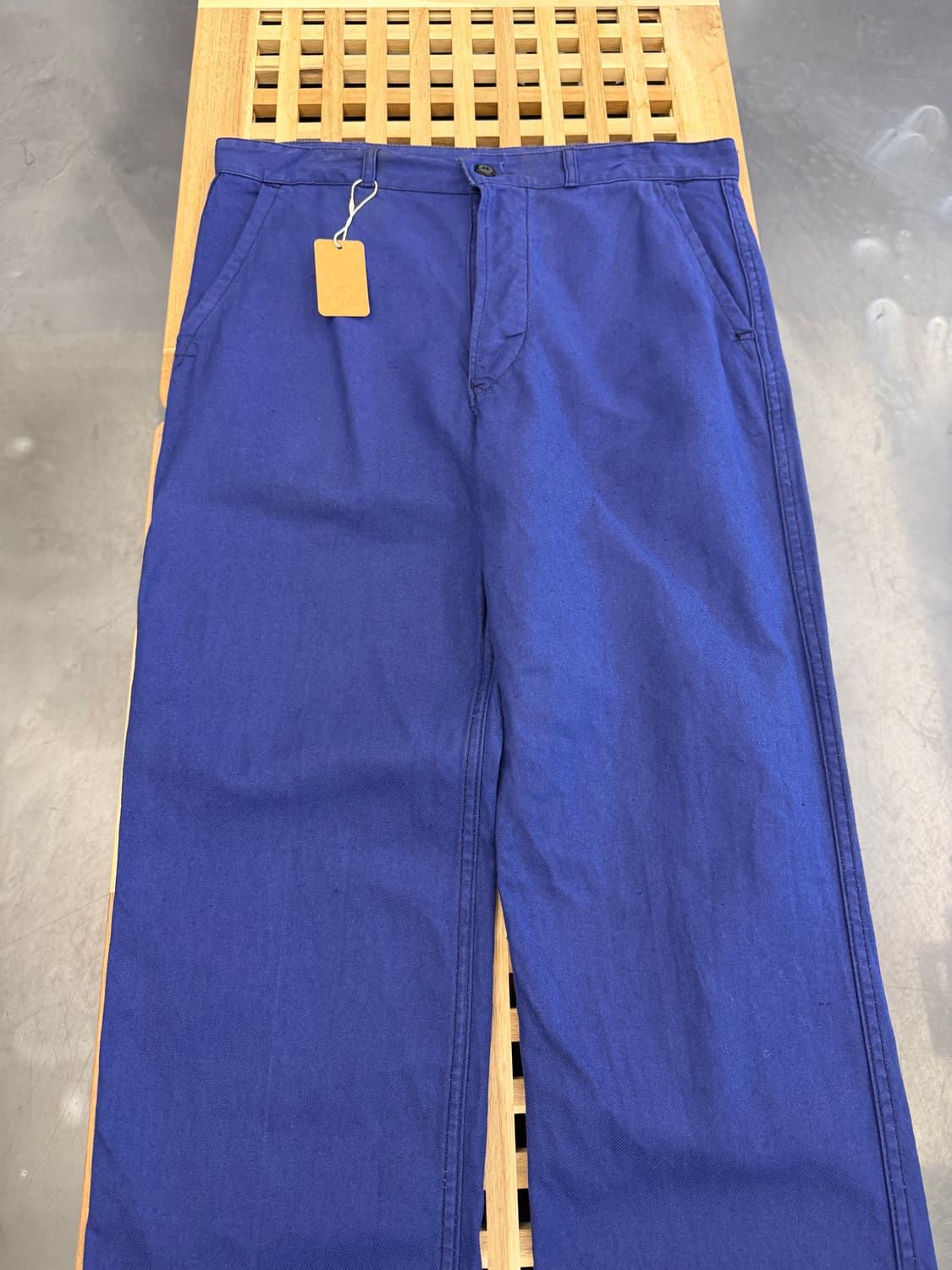 WASHED OLD VINTAGE PURPLE NAVY 프렌치워크팬츠 상품이미지3