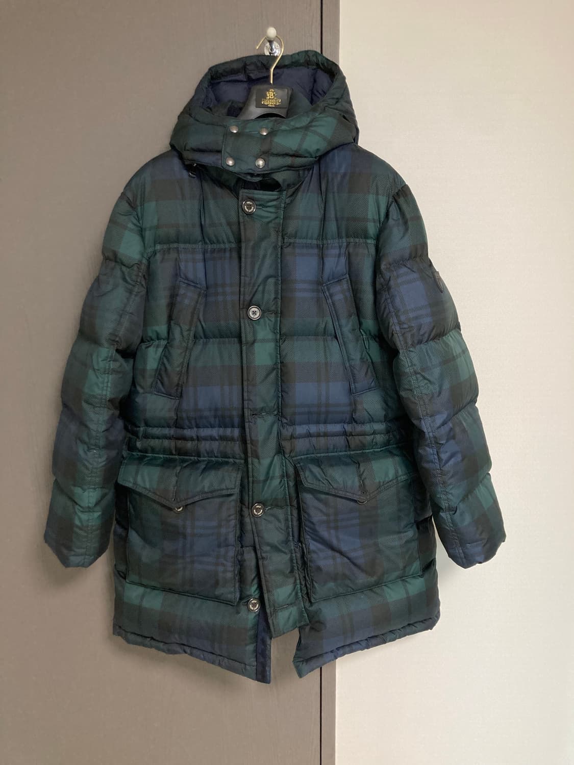 폴로 랄프로렌 체크 패딩 점퍼 L 상품이미지1
