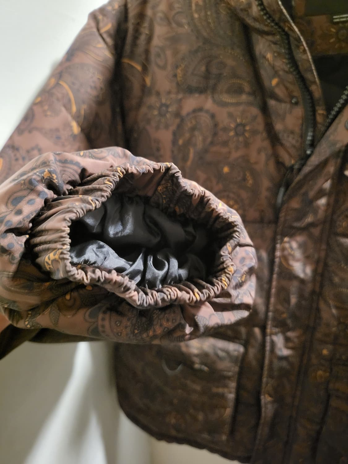 풀앤베어 헤이즐넛 패턴 패딩 105사이즈 상품이미지4