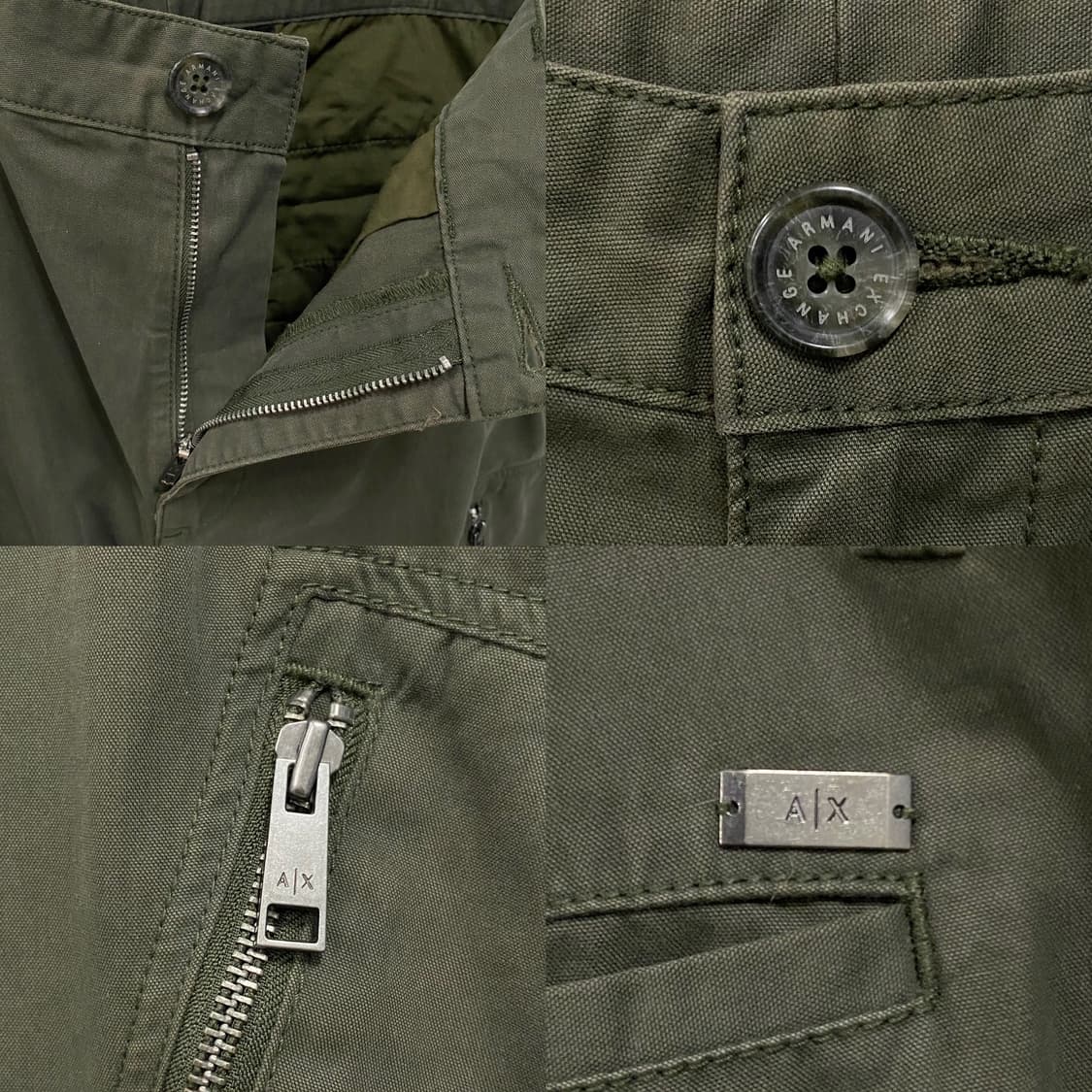 알마니 익스체인지 지퍼 카고 팬츠 매장판 상품이미지6