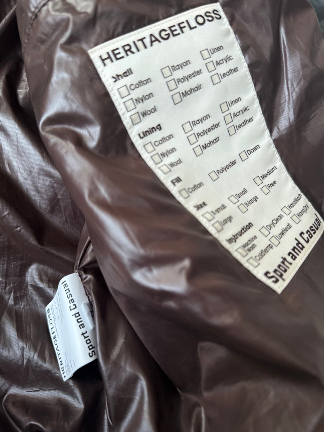 헤리티지플로스 경량 패딩 자켓 상품이미지6