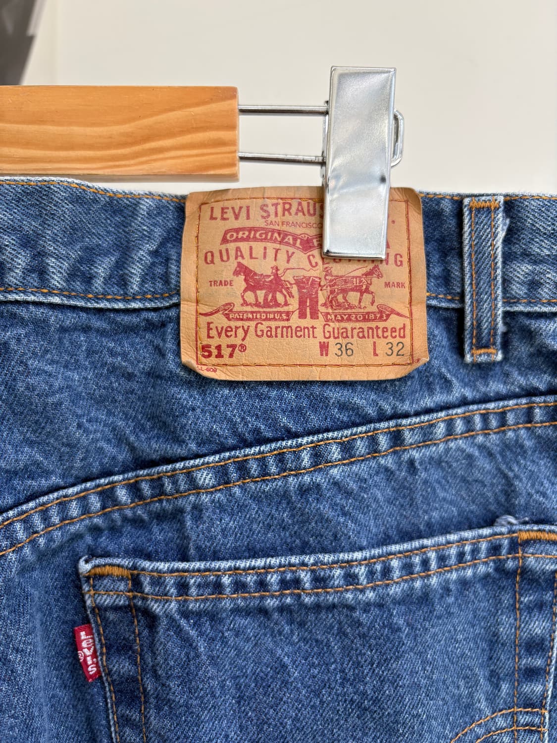 90's LEVIS 517 (Made in USA) 부츠컷데님 상품이미지6