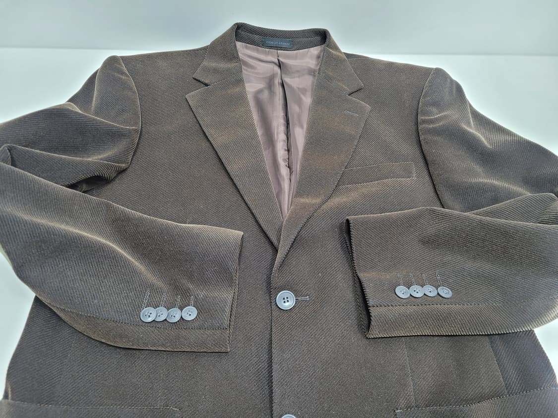 ARMANI 조르지오 아르마니 코듀로이 블레이저 자켓 / 남 48 브라운 상품이미지3