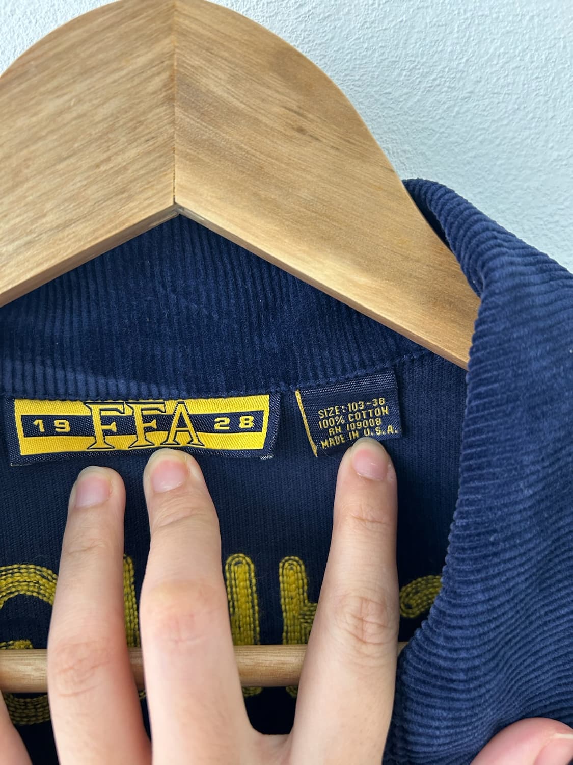 90's FFA Corduroy JAcket. 상품이미지6