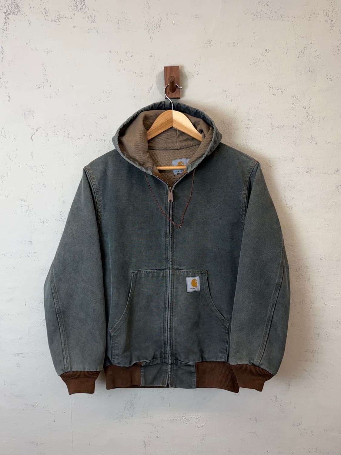 칼하트 og 덕액티브 후드 자켓 그린 상품이미지1