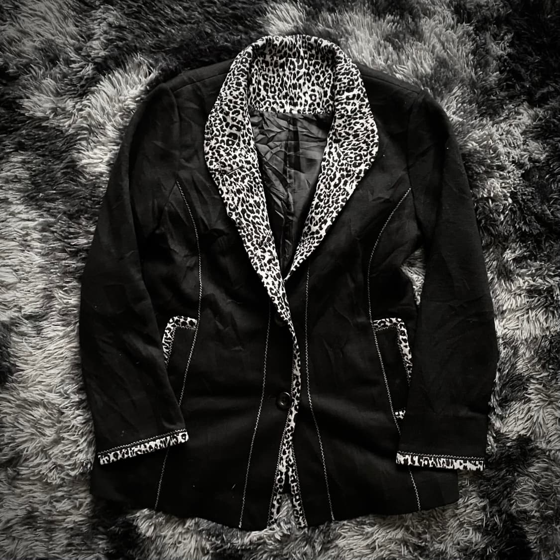 레오파드 블레이저 상품이미지1