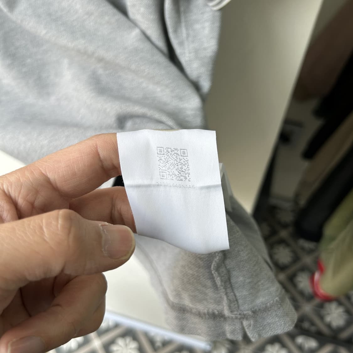 16460 - 몽클레어 그레이 반팔 카라티 상품이미지4