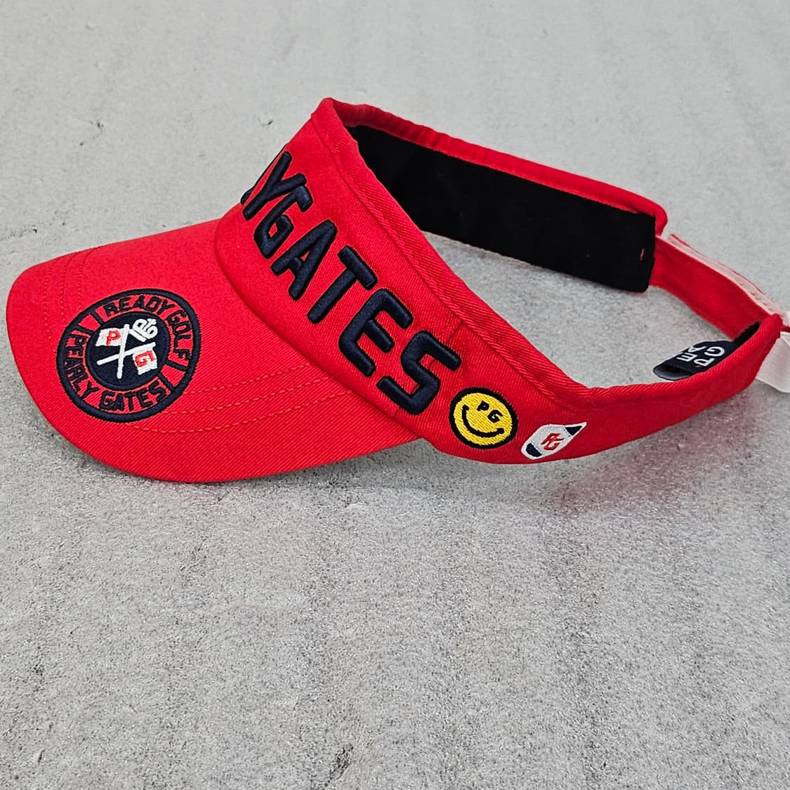 매력적인 레드 색상의 파리게이츠 골프 썬캡 상품이미지3