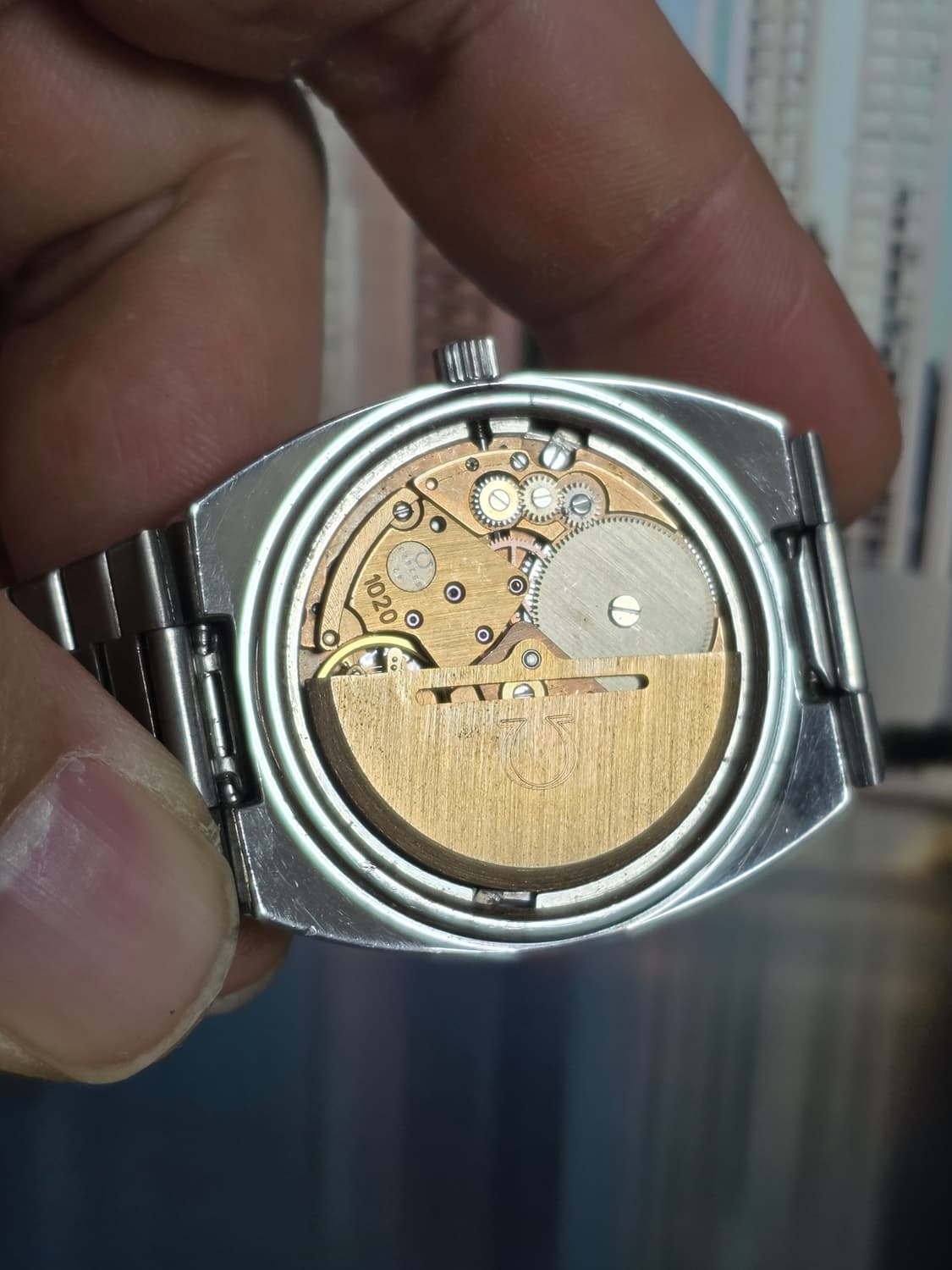 오메가 씨마스터 빈티지시계 테레비 아이스블루 상품이미지8