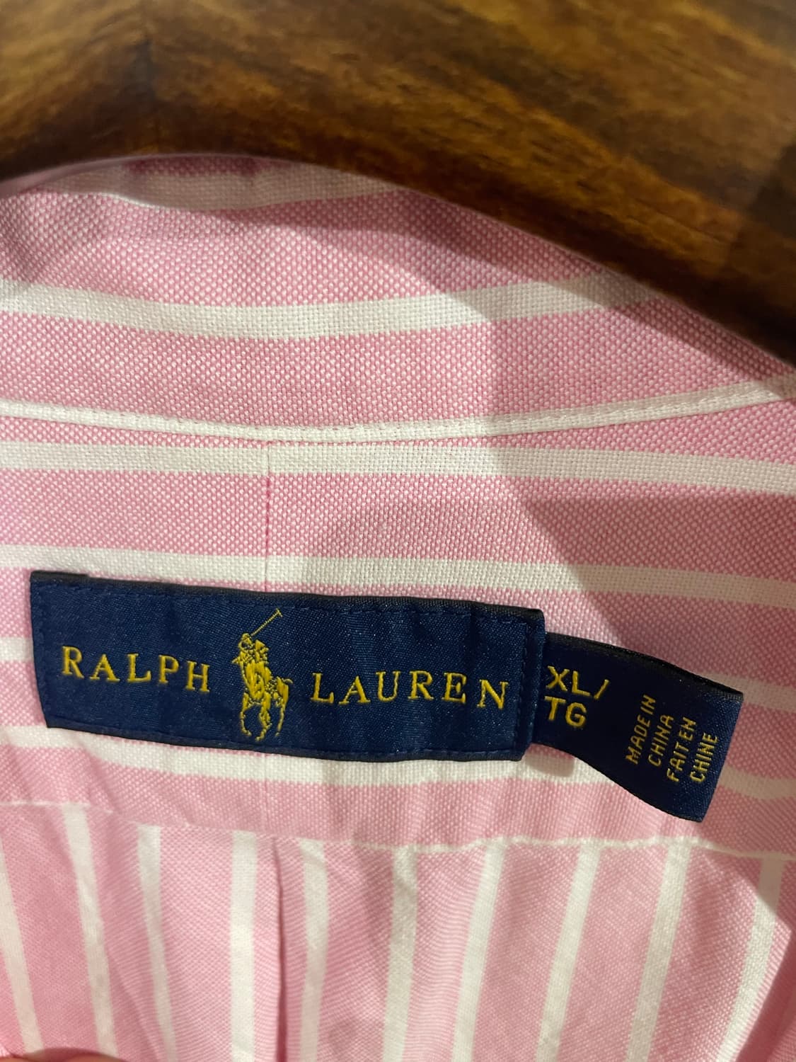 Ralph Lauren 핑크 스트라이프 옥스포드 셔츠 상품이미지7