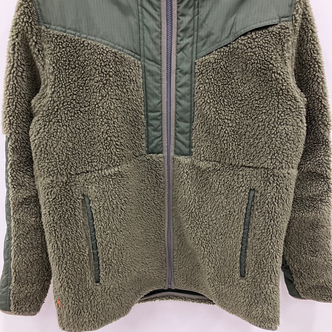 팀버랜드 카키 플리스 후드 자켓 S 상품이미지5