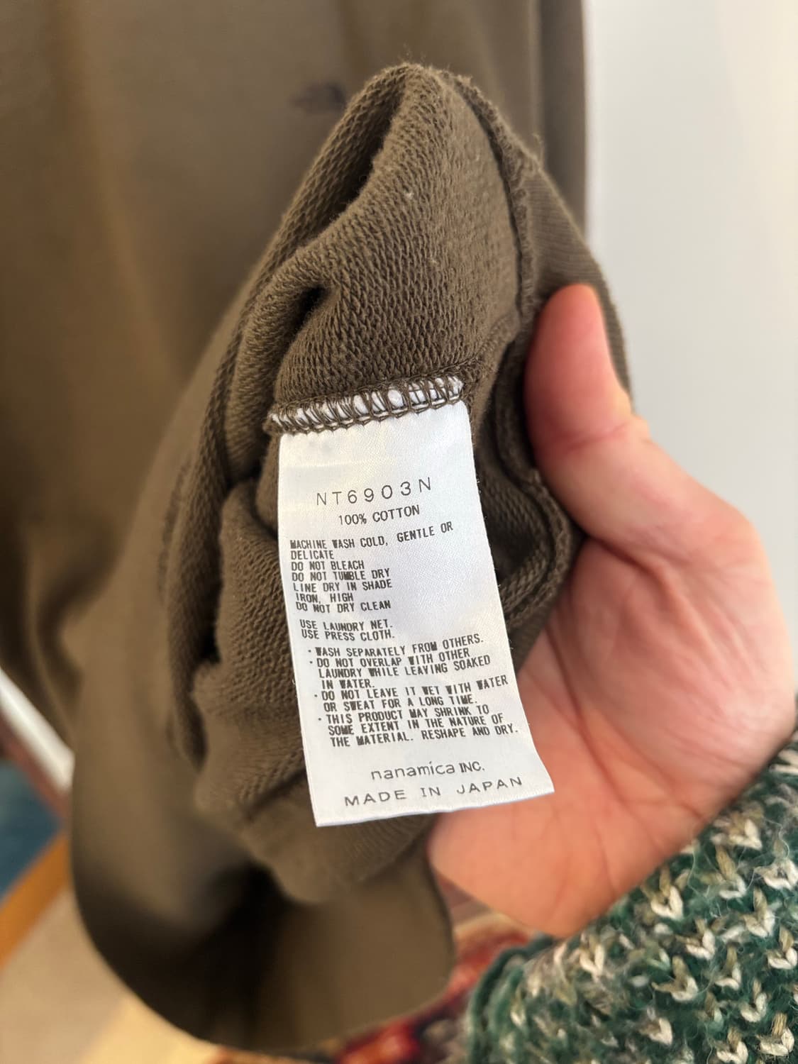 노스페이스퍼플라벨 맨투맨 티셔츠 상품이미지6