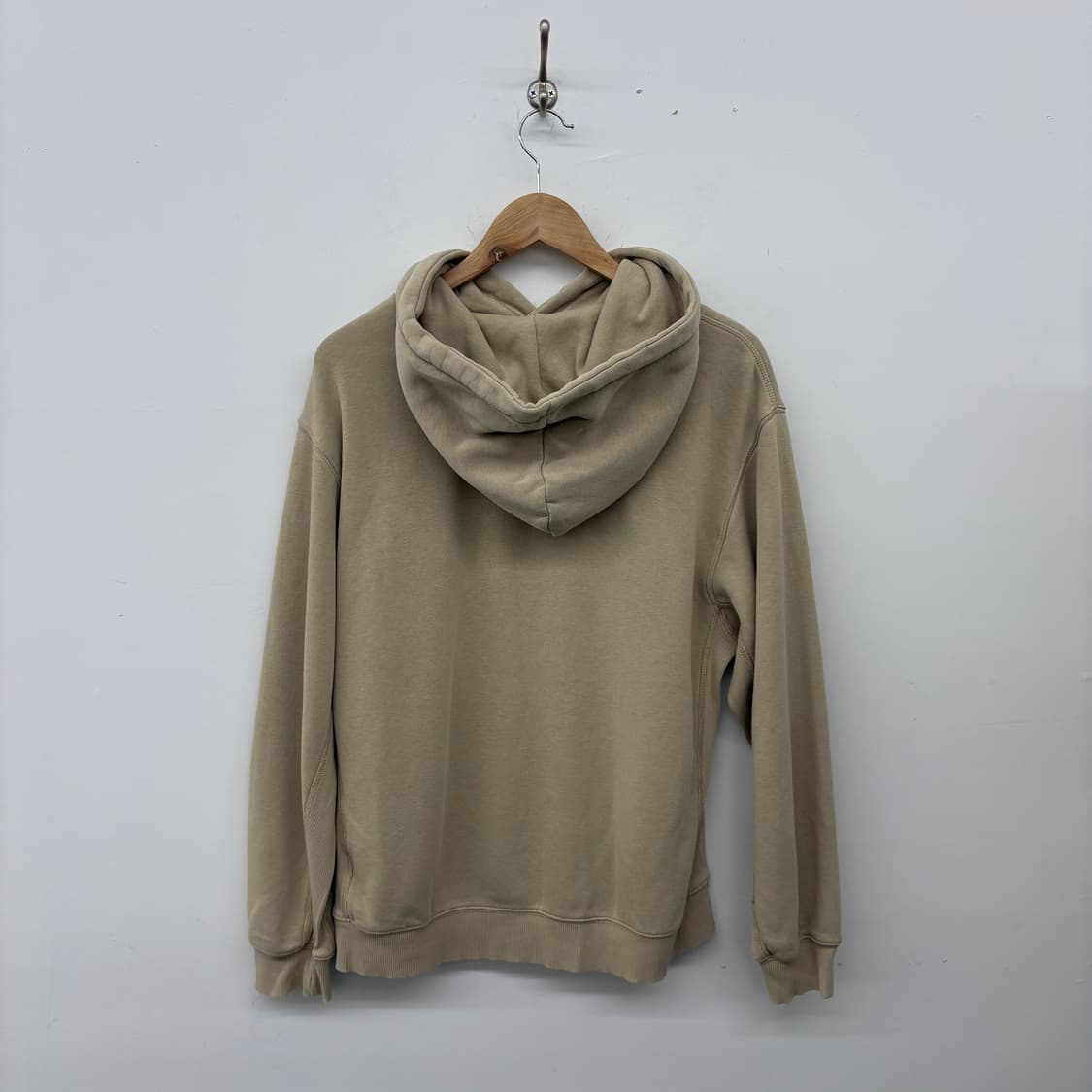 리복 베이지색 후드티 남성L 상품이미지4